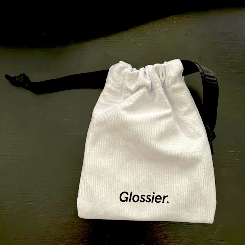 Glossier You Look Good mirror + bag
